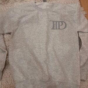 Taylor Swift Gray Logo Crewneck Sweater